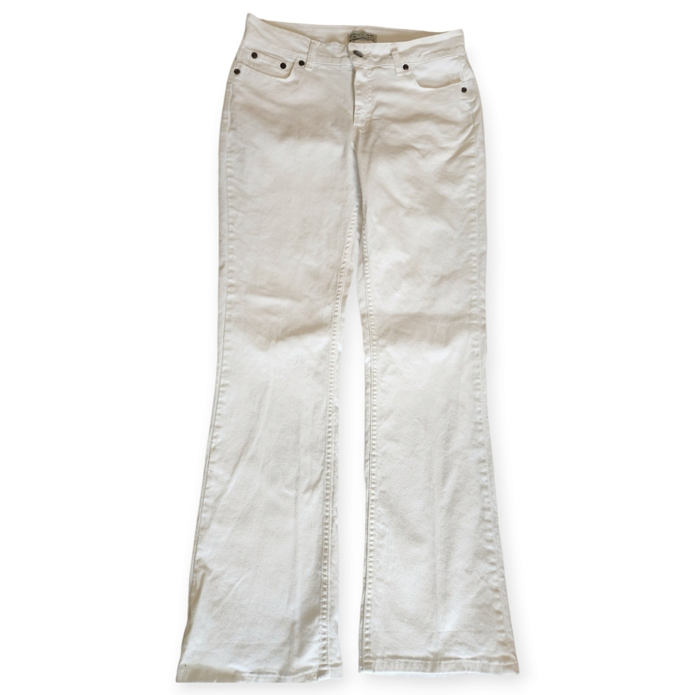 Lee Riders White Bootcut Jeans Size 12 Long